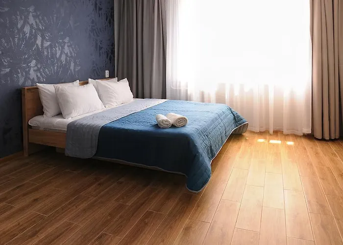 Scandinavian Poltava Apartments With 2 Rooms, 3 Beds 1 Sofa
